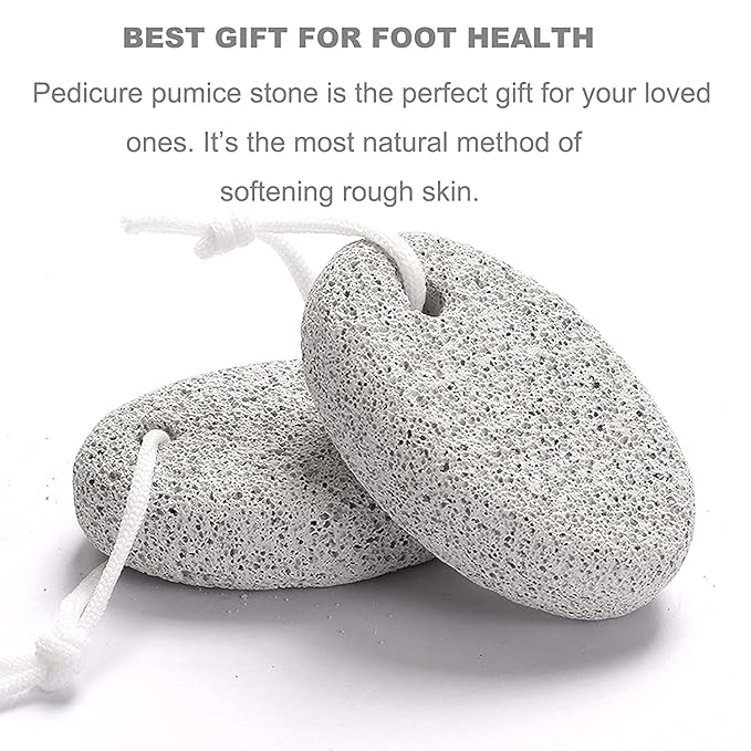 Combo of Callus Stone Pedicure Tool Foot Scrubber to Remove Dead Skin and Silicone Heel Pad for Cracked Heels Pain Relief and Ankle Support. (Pumice Stone & Heel Pad) (Multicolor)