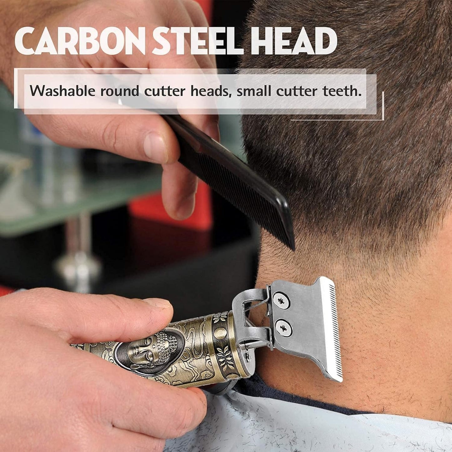 vintage t9 trimmer - All-in-one Trimmer for Men Self Sharpening Stainless Steel Blades, No Oil Needed, 60 Mins Run Time