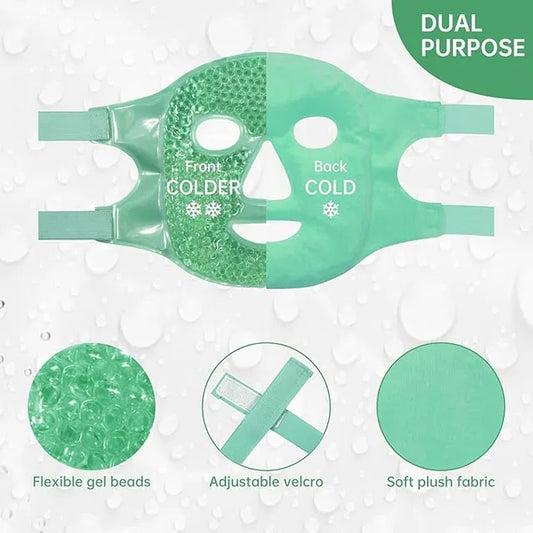 Cold Face Eye Mask, Ice Pack Reduce Face Puff, Dark Circles